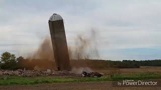 Nesbitt Silo Demolition 2018 [upl. by Cirilla]