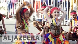 Barranquilla carnival celebrates Colombian folklore [upl. by Lazarus]