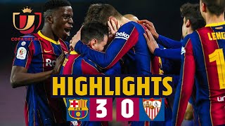 🤯 Comeback worthy of a final  HIGHLIGHTS  Barça 30 Sevilla [upl. by Tratner]