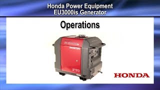 EU3000iS Generator Operation [upl. by Ahsenyl607]