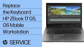 Replace the Keyboard  HP ZBook 17 G5 G6 Mobile Workstation  HP [upl. by Terraj]