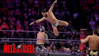 Cedric Alexander Lince Dorado amp Sin Cara vs Nese Gulak amp Daivari WWE Hell in a Cell 2016 Kickoff [upl. by Eurydice]