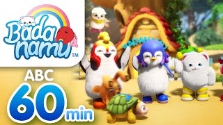 Badanamu ABC Vol1  60mins l Nursery Rhymes amp Kids Songs [upl. by Frulla]