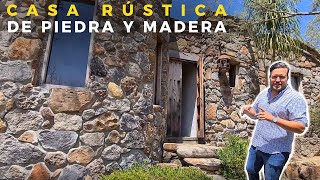 CASA RÚSTICA DE PIEDRA Y MADERA  OBRAS AJENAS [upl. by Placeeda126]