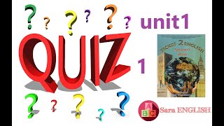 quiz1 unit 1 ticket 2 english 2bac امتحان 1 [upl. by Tegirb782]