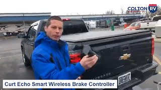 Curt Echo Smart Wireless Brake Controller  How it Works [upl. by Ahseuqal]