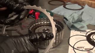 F4A42 Transmission Rebuild Part 3  Clutch Assemblies and Seals Replacement [upl. by Analos]