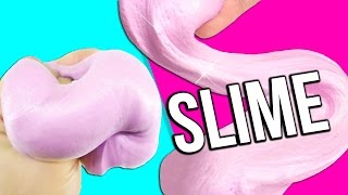 HAZ SLIME ESPONJOSO SIN BORAX  DIY FLUFFY SLIME  Tutoriales Belen [upl. by Lerraf]