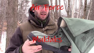 USGI N1B Mukluk Extreme Cold Weather Boot Review amp Modifications [upl. by Arraik]