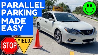 HOW TO PARALLEL PARK FOR BEGINNERS PARALLEL PARKING [upl. by Mendez]