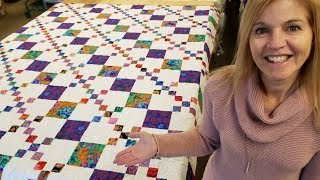 FREE Kaffe Irish Chain quotChain Linksquot Quilt Pattern [upl. by Scuram527]