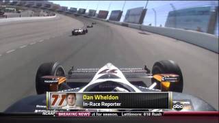 Dan Wheldons Last Words before his fatal crash RIP Dan Wheldon [upl. by Siraved]