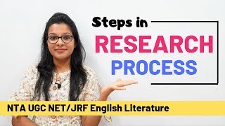 Steps in Research Process Quickest amp Easiest Explanation UGC NET [upl. by Hy]