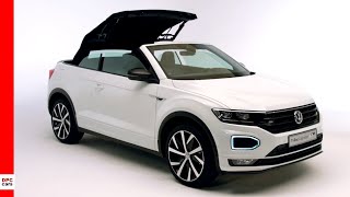 2020 VW TRoc Cabriolet Pure White  Volkswagen [upl. by Algar]