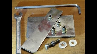 DIY Rivnut HOW to use riveter bolt WITHOUT riveter tools [upl. by Itnahsa]