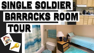 Single Soldier Barracks Room Tour  Ft Benning [upl. by Euphemiah]