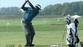 Vijay Singh  Slow motion golf swing [upl. by Aleek]