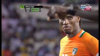 Zambia VS Ivory coast Final 2012 ALL PENALTY KICKS [upl. by Trudy]