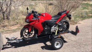 Complete Motolug Motorcycle Trailer Review in the USA [upl. by Killian]