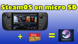 SteamOS on a Micro SD Card for SteamDeck [upl. by Bunting788]