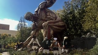 Godzilla and Attack on Titan rides aplenty at Universal Cool Japan [upl. by Olihs419]