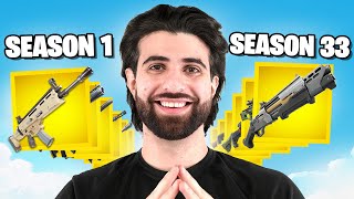 Ranking the BEST Weapon from EVERY Fortnite Season [upl. by Aicac]