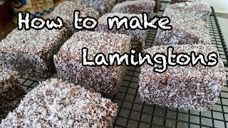 How to make lamingtons [upl. by Ainaj910]