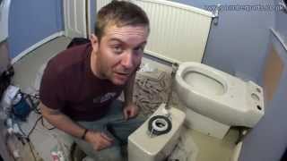 HOW TO REMOVE AND INSTALL A TOILET  PLUMBING TIPS [upl. by Landon231]