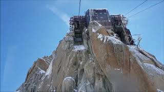 20170903  Aiguille du Midi Cable Car [upl. by Dajma]