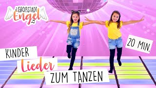 Kinderlieder zum Tanzen  Kindertanz Mix 20 Min  Bewegung für Kinder  GroßstadtEngel [upl. by Rhoades]