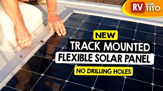 BEST WAY in 2021 to INSTALL FLEXIBLE SOLAR PANELS on RV  NO DRILLING [upl. by Gilmour322]