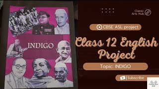 English project file  Class 12 CBSE board project  INDIGO  ASL file [upl. by Head]