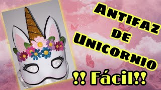 Antifaz de unicornio fácil de hacer¡¡¡¡¡ [upl. by Thompson260]