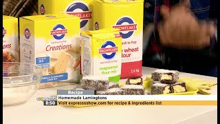 Recipe Homemade Lamingtons SNOWFLAKE [upl. by Anitnerolf]