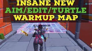 Insane AimEditTurtling Warmup Map  Fortnite Creative Maps 4 [upl. by Ardnalahs608]