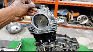 TVS star city How to fix valve wheel timing [upl. by Lordan]