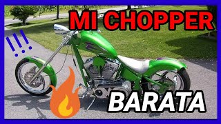 🔥🏍️COMO HACER UNA MOTO CHOPPER 🔥🔥PARTE I 🏍️🔥 [upl. by Etnohs841]