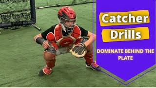 5 Catcher Drills to DOMINATE behind the plate for all catchers [upl. by Labina]