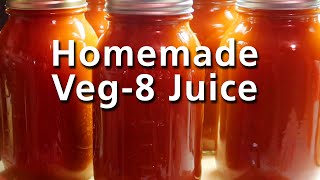 Homemade Vegetable JUICE V8®style from the Garden [upl. by Yllek]