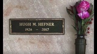 FAMOUS GRAVE TOUR Hugh Hefner And Marilyn Monroe At Westwood Village Cemetery [upl. by Elspeth5]