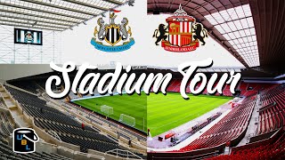 ⚽ Newcastle vs Sunderland  St James Park amp Stadium of Light  Stadium Tour [upl. by Eltrym]