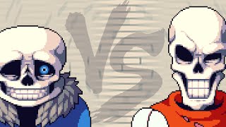 Sans Vs Papyrus  Undertale fight animation P12 [upl. by Catlin]