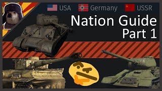 outdated Ground Nations in War Thunder EXPLAINED Part 1  War Thunder Tank Nation Guide [upl. by Ehsom714]