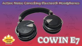 COWIN E7 Bluetooth Headphones Review 🎧 [upl. by Llerred]