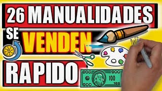 26 MANUALIDADES QUE MAS SE VENDEN [upl. by Aala182]