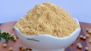 HOW TO MAKE SOY BEANS POWDEREASY HOMEMADE PROTEIN POWDER [upl. by Juni170]