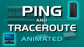 PING and TRACERT traceroute networking commands [upl. by Ailedamla759]