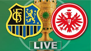 🔴 1 FC Saarbrücken  Eintracht Frankfurt  DFB Pokal Achtelfinale  Liveradio [upl. by Oicnanev]