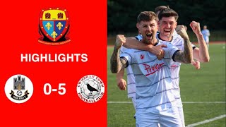 Caerleon 05 Cwmbrân Town  Gwent FA Senior cup  Quarter final highlights [upl. by Valle]