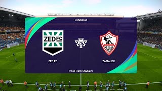 ZED FC vs Zamalek 08082024 Egyptian Premier League PES 2021 [upl. by Nolla722]